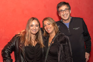 Katie, Joanne and David Duckler at the Rockin' for Rory event